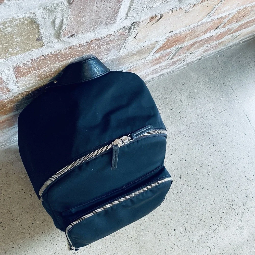 Haerfest x Mercedes Benz Limited Edition Black Nylon Leather Travel Backpack